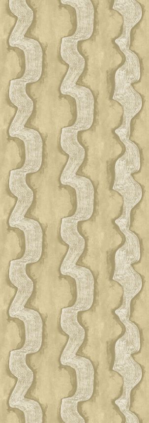Fototapete, gold, beige, Wellen, DGTRA303-300, Traces, Masureel
