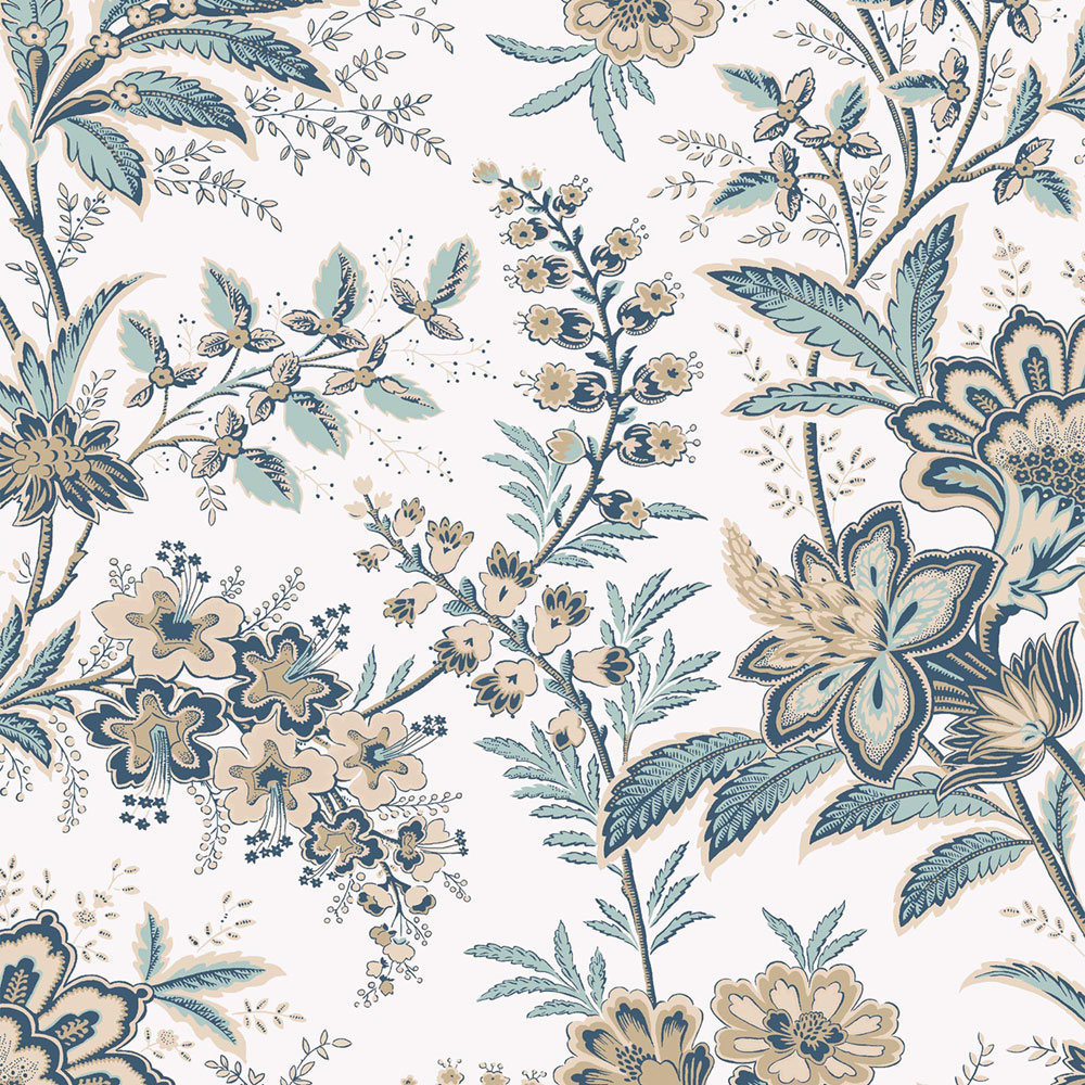 Tapete, Weiß, Beige, Blumen, 130098, Laura Ashley 4