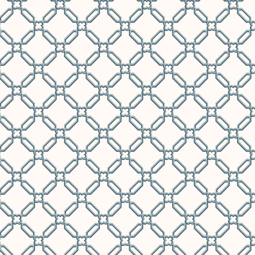 Tapete, Blau, Weiß, Geometrisches Muster, 130100, Laura Ashley 4
