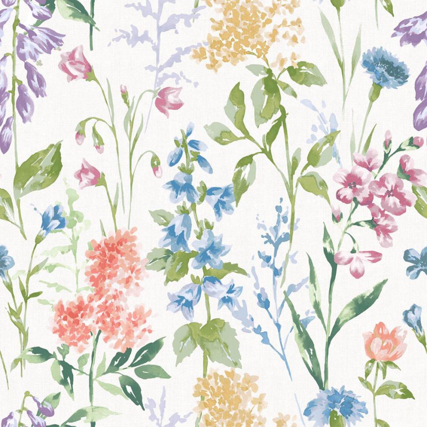 Tapete, Weiß, Grün, Blumenmuster, 130103, Laura Ashley 4