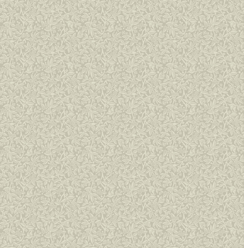 Tapete, Grau, Silber, Blumen, Vögel, 140319, Laura Ashley 4