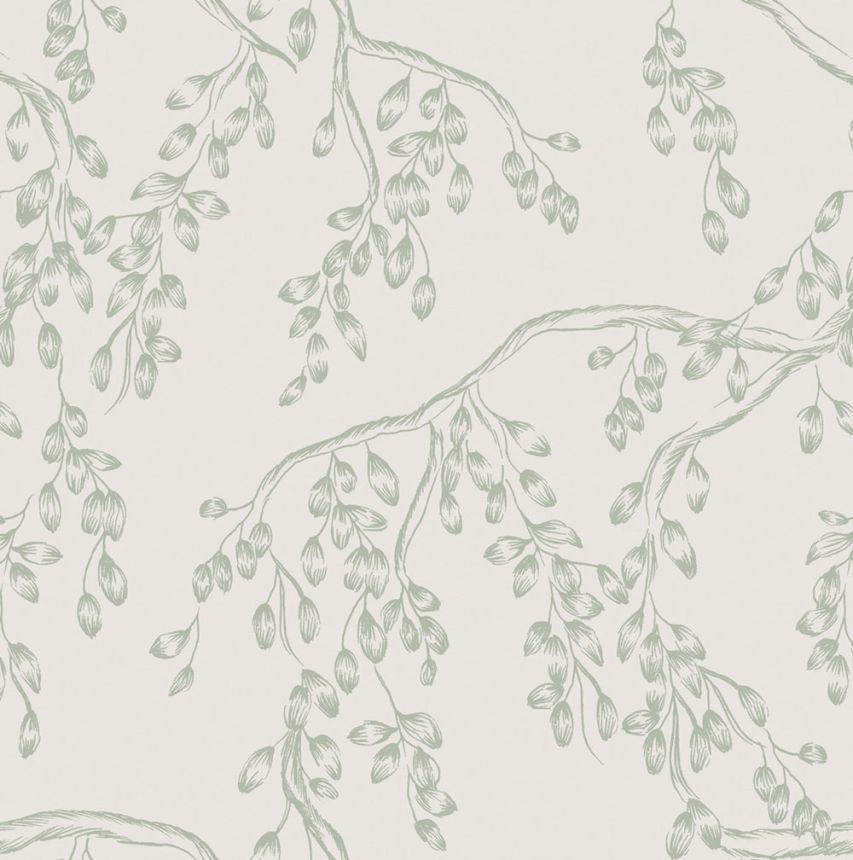 Tapete, Weiß-Grün, Zweige, 140333, Laura Ashley 4
