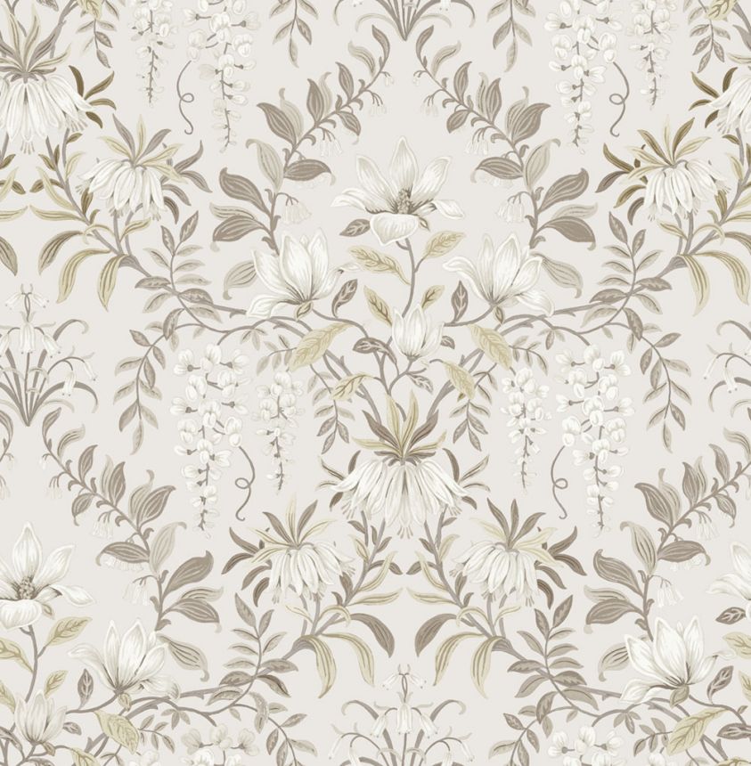Blumentapete, Beige, Braun, 140335, Laura Ashley 4