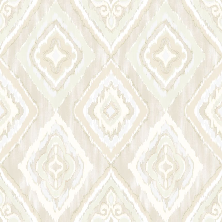Tapete, weiß, beige, Stoffoptik, AU41401, Aurelia, Prestige Wallcoverings
