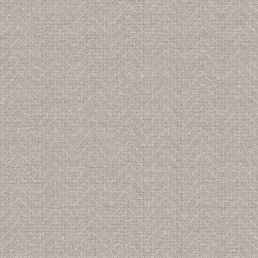 Geometrische Tapete, beige, grau, Stoffoptik, 140088, Abigail Ahern vol.1
