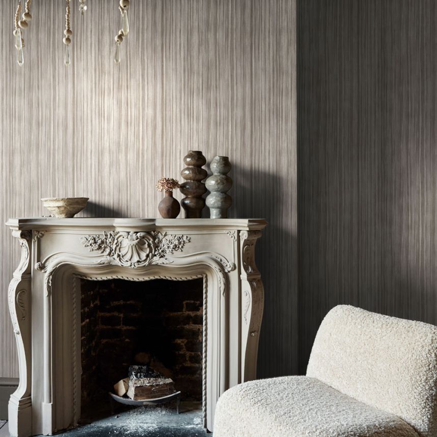 Luxustapete, silber, Streifen, 140096, Abigail Ahern vol.1