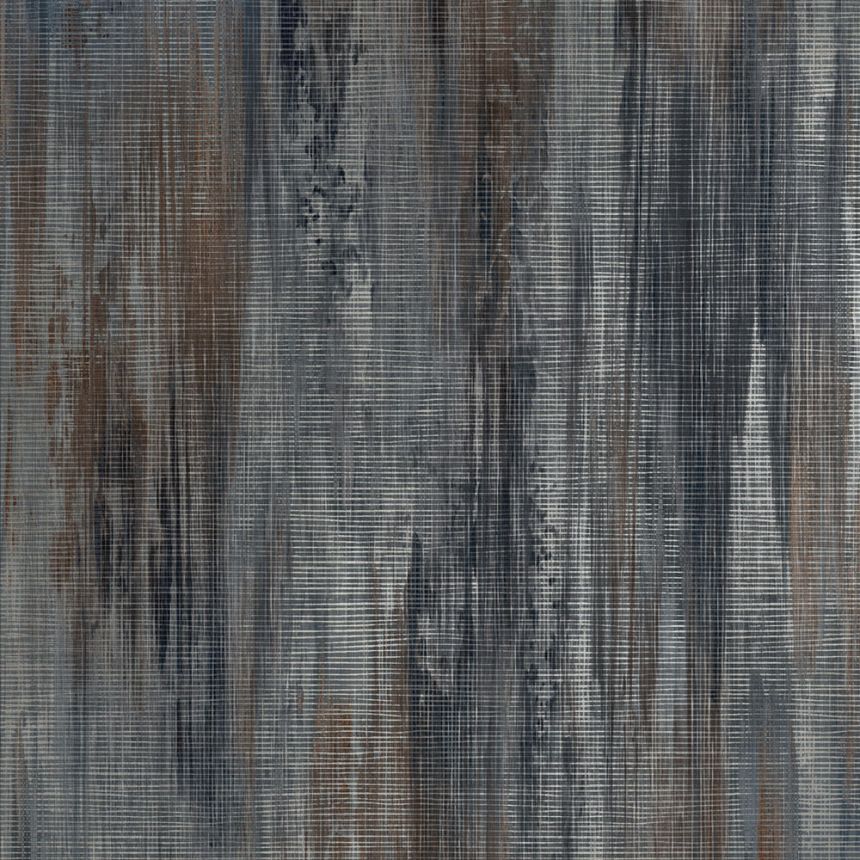 Luxustapete, blau, silber, Altholzoptik, 140105, Abigail Ahern vol.1