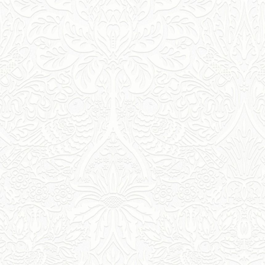 Tapete, Weiß, Blumen, Vögel, 142105, William Morris at Home vol. 2