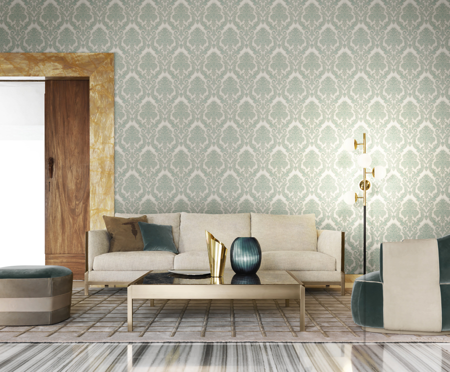 Baroque non-woven wallpaper Z46013, Trussardi 6, Zambaiti Parati