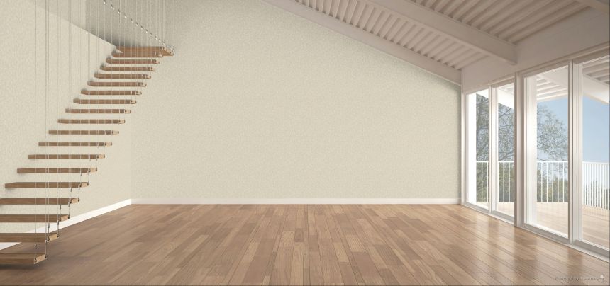 Vliestapete, cremefarben, Baumrindenoptik, SF1001, Surfaces, Grandeco