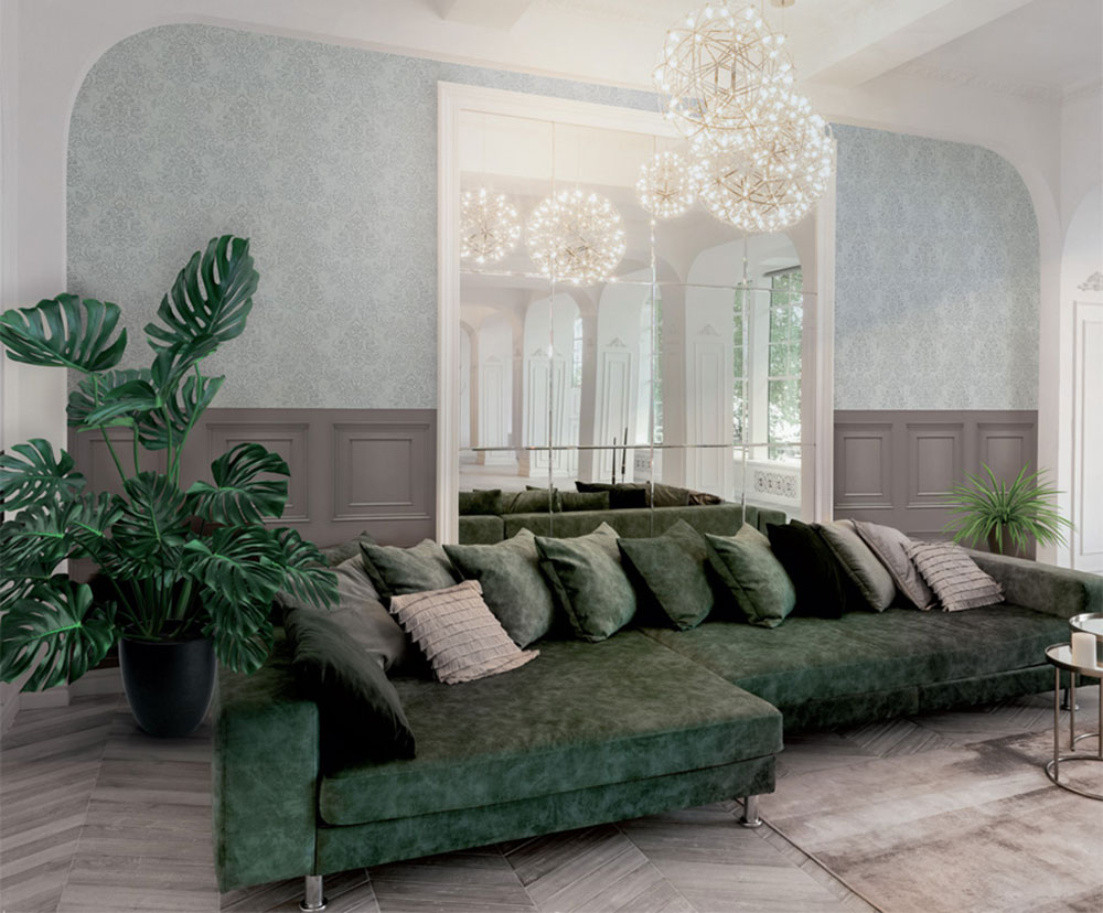 Luxustapete Barockmuster Z21113, Metropolis, Zambaiti Parati