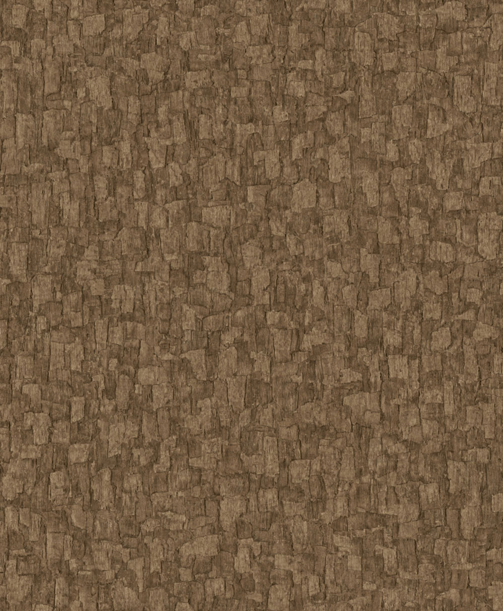 Vliestapete, dunkelbraun, Baumrindenoptik, SF1009, Surfaces, Grandeco