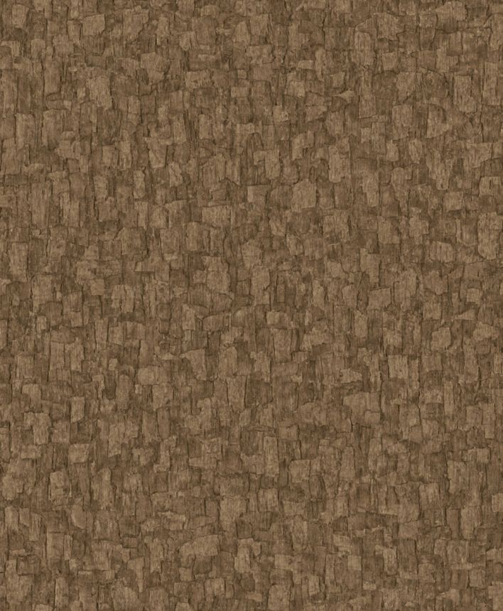 Vliestapete, dunkelbraun, Baumrindenoptik, SF1009, Surfaces, Grandeco