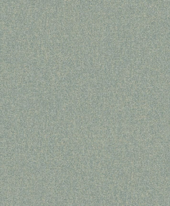 Vliestapete, grün, hellblau, melierte Stoffoptik, SF1112, Surfaces, Grandeco
