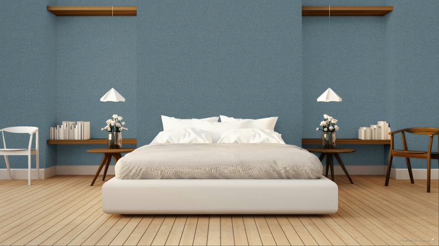 Vliestapete, blau, melierte Stoffoptik, SF1116, Surfaces, Grandeco