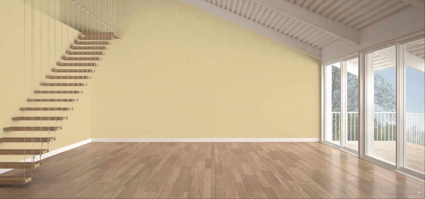 Vliestapete, gelb-beige, melierte Stoffoptik, SF1117, Surfaces, Grandeco
