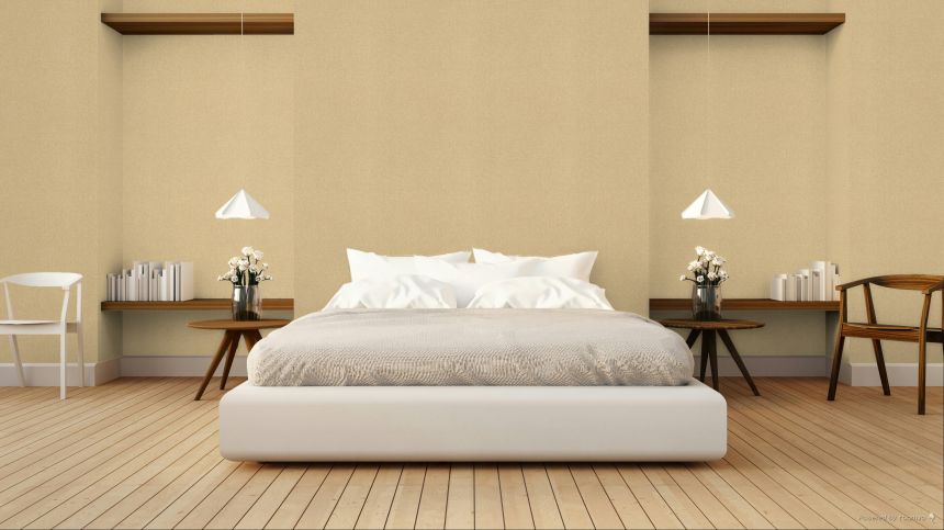 Vliestapete, sandfarben, braun, grobe Stoffoptik, SF1215, Surfaces, Grandeco
