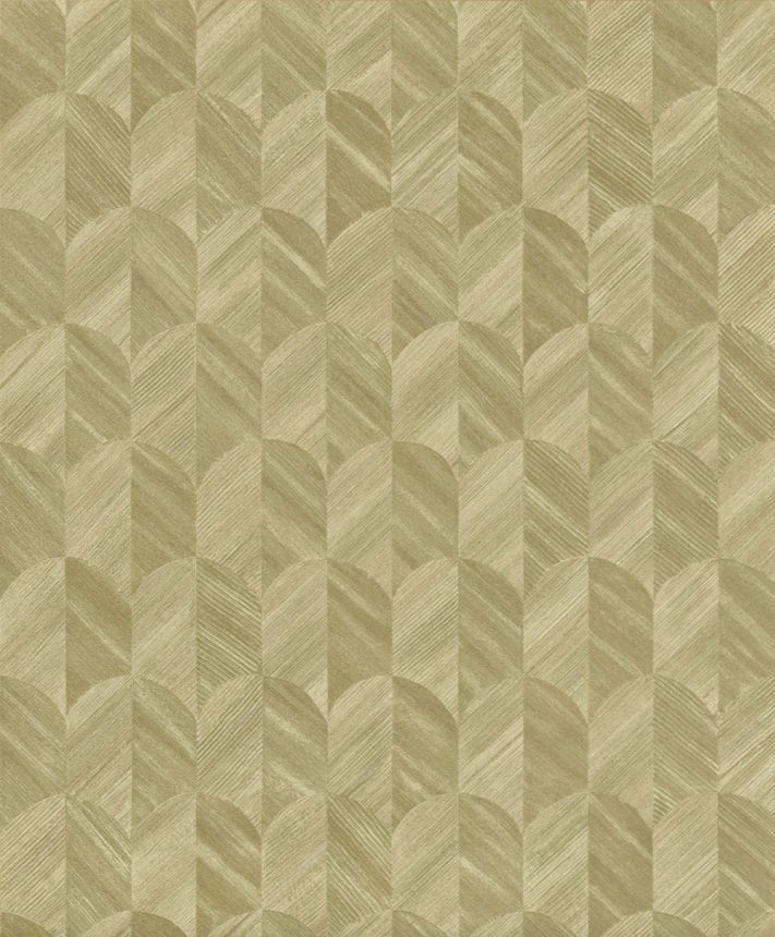 Vliestapete, moosgrün, grafisches Muster, SF3205, Surfaces, Grandeco
