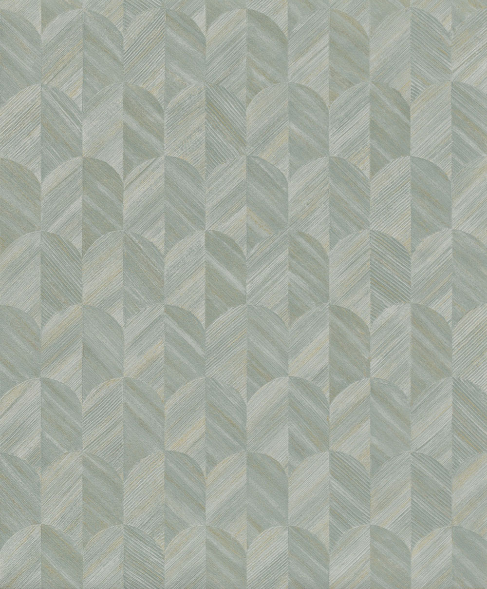 Vliestapete, türkis, grafisches Muster, SF3212, Surfaces, Grandeco