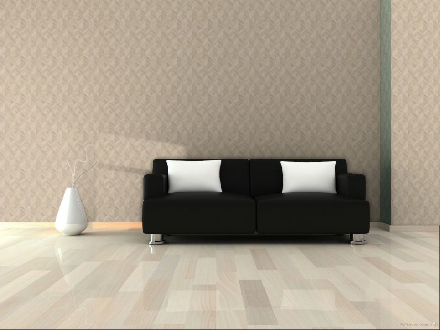 Vliestapete, beige-grau, grafisches Muster, SF3214, Surfaces, Grandeco