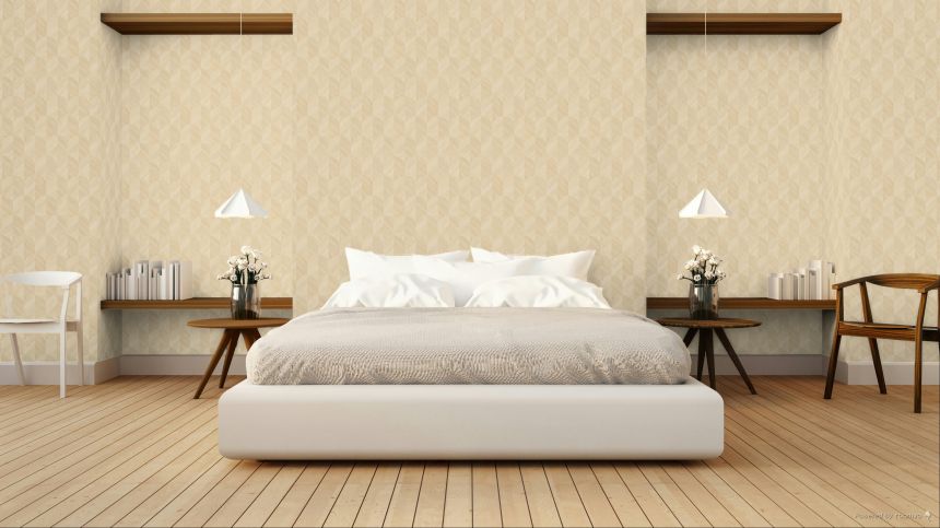 Vliestapete, cremefarben, grafisches Muster, SF3217, Surfaces, Grandeco