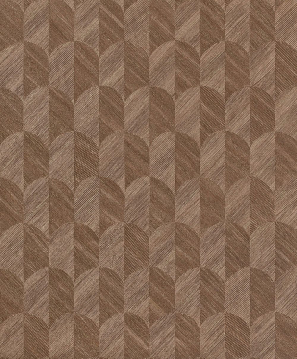 Vliestapete, dunkelbraun, grafisches Muster, SF3239, Surfaces, Grandeco