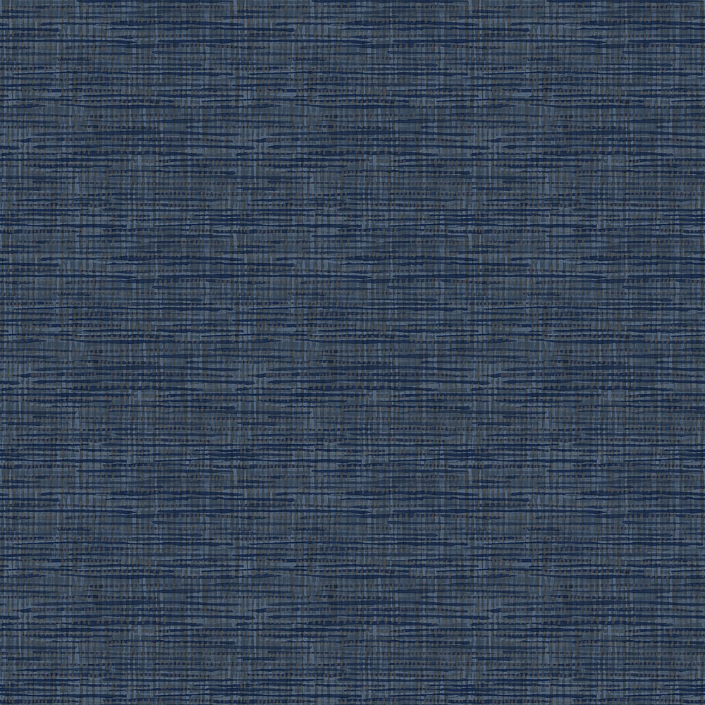 Blaue Vliestapete, Imitation von grobem Stoff FT221251, Fabric Touch, Design ID