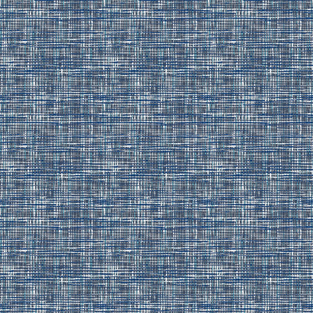 Blaue Vliestapete, Imitation von grobem Stoff FT221250, Fabric Touch, Design ID
