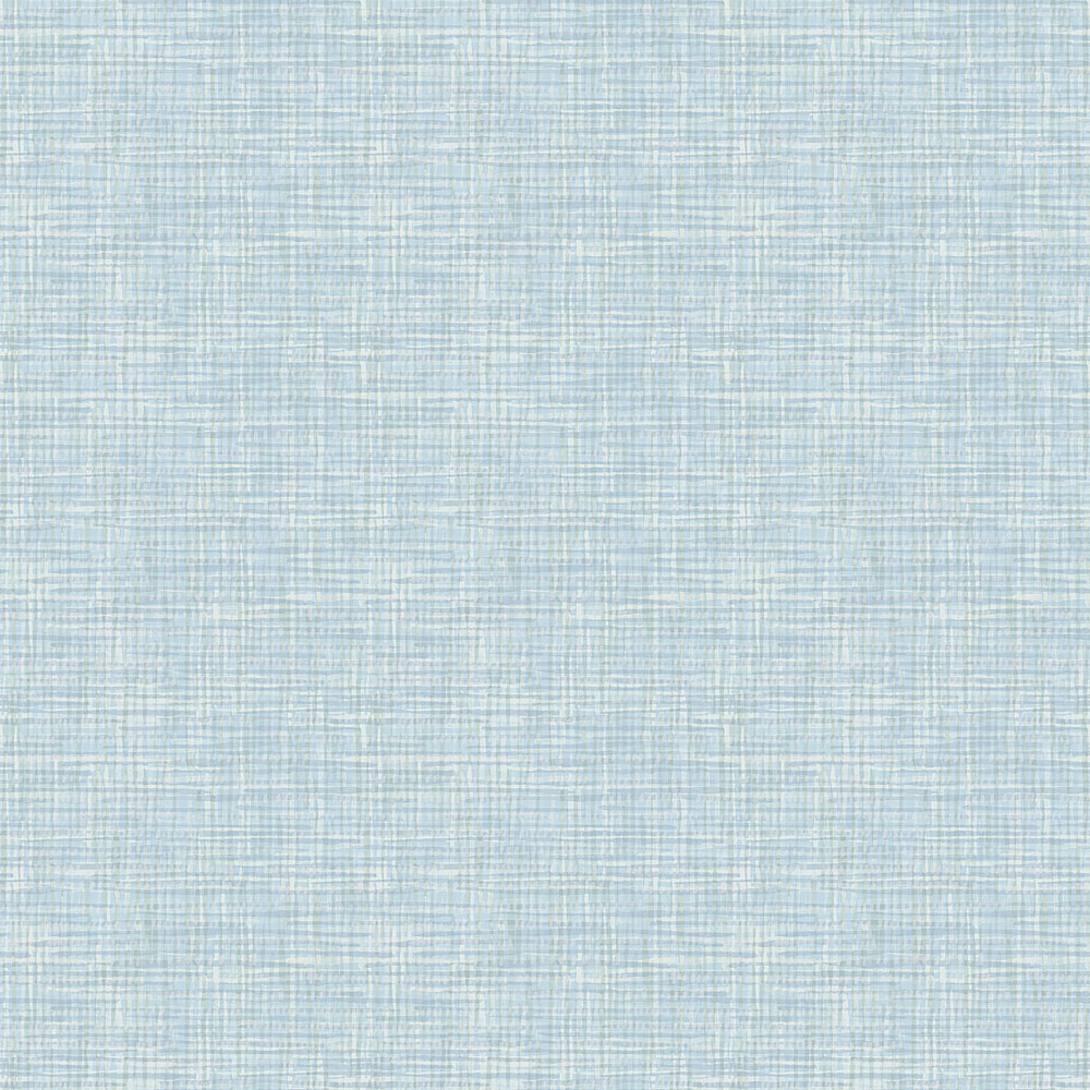 Hellblaue Vliestapete, Imitation von grobem Stoff FT221243, Fabric Touch, Design ID