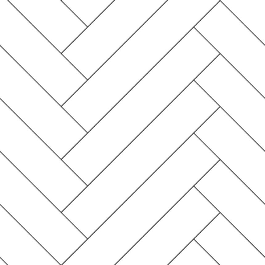 Weiße Vliestapete mit Parkettmuster 139219, Art Deco, Esta