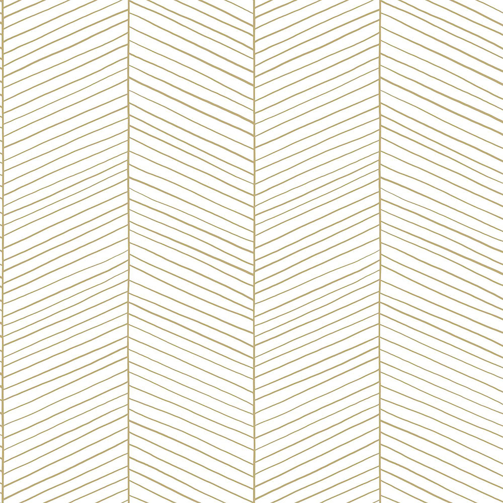 Weißgold Vliestapete Streifen 139135, Art Deco, Esta