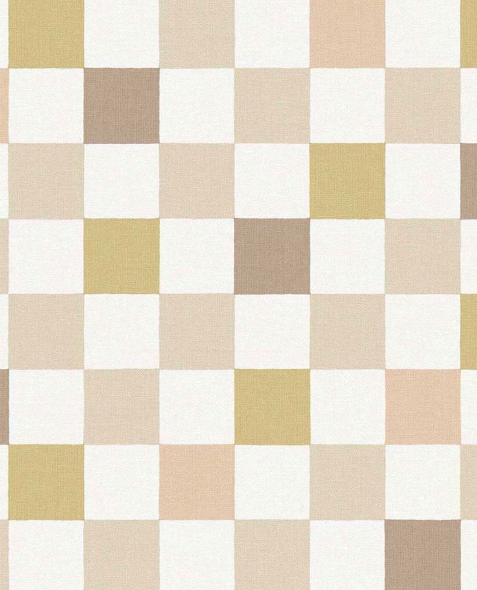 Tapete, rosa, beige, Karostoff-Optik, 363145, Tiny Treasures, Eijffinger