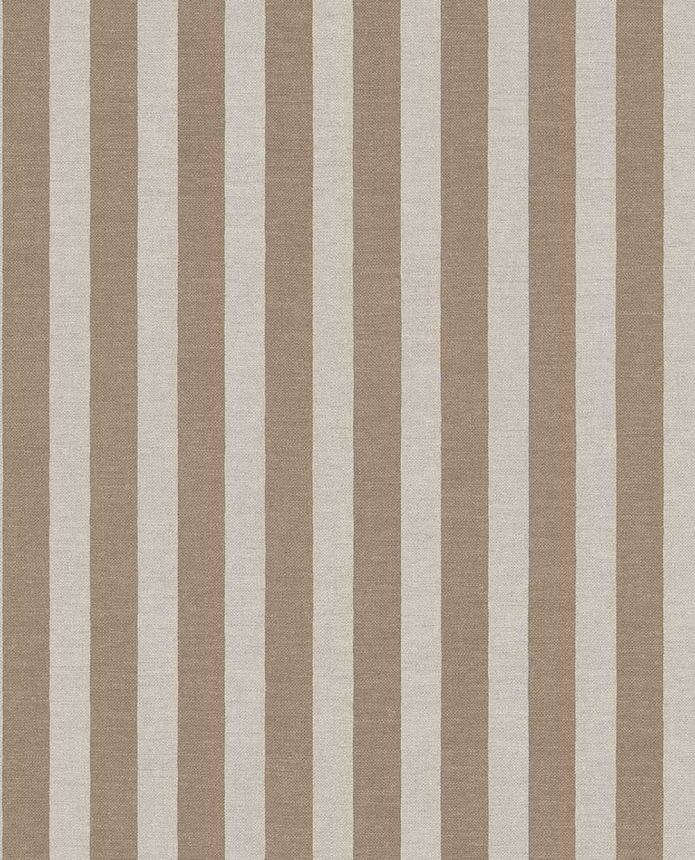 Tapete, braun, beige, gestreifte Stoffoptik, 363150, Tiny Treasures, Eijffinger