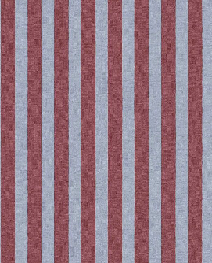 Tapete, rot, blau, gestreifte Stoffoptik, 363154, Tiny Treasures, Eijffinger