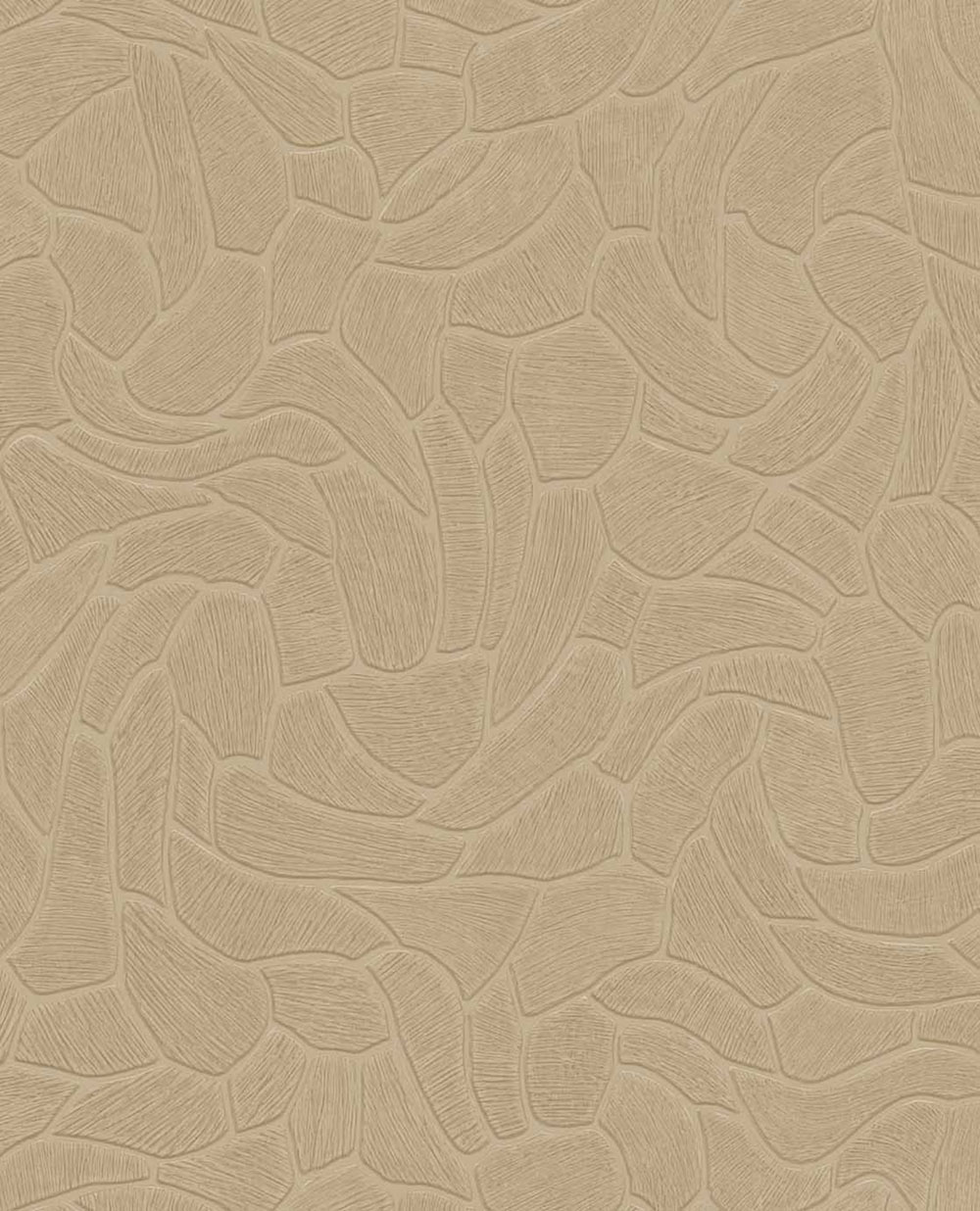 Geometrische Tapete, orange-beige, Steinoptik, 363214, Calm Crafted, Eijffinger