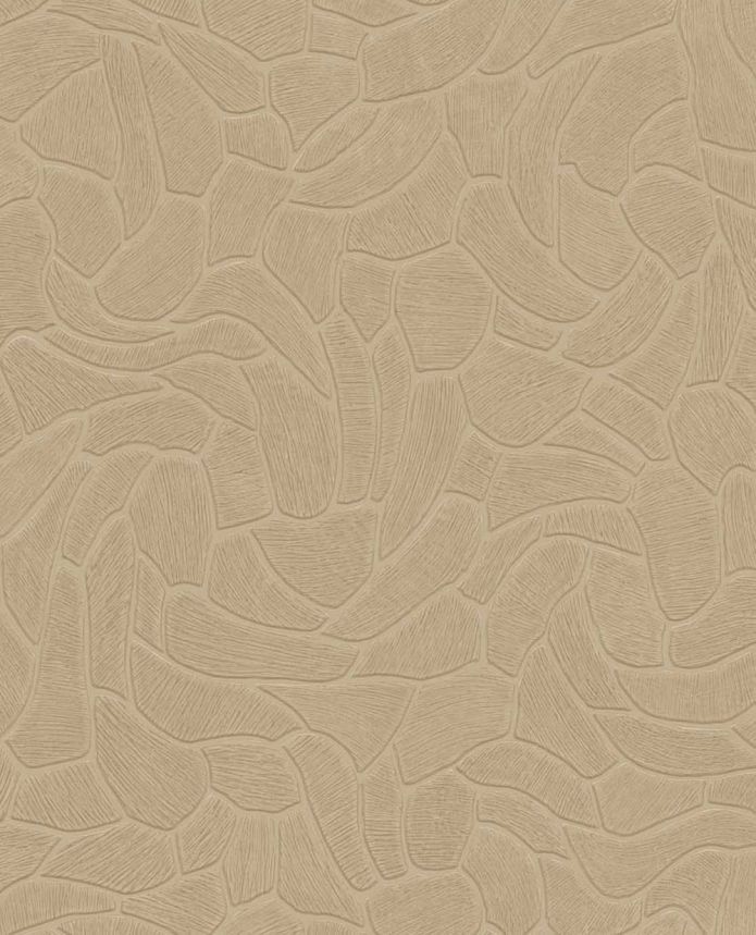 Geometrische Tapete, orange-beige, Steinoptik, 363214, Calm Crafted, Eijffinger
