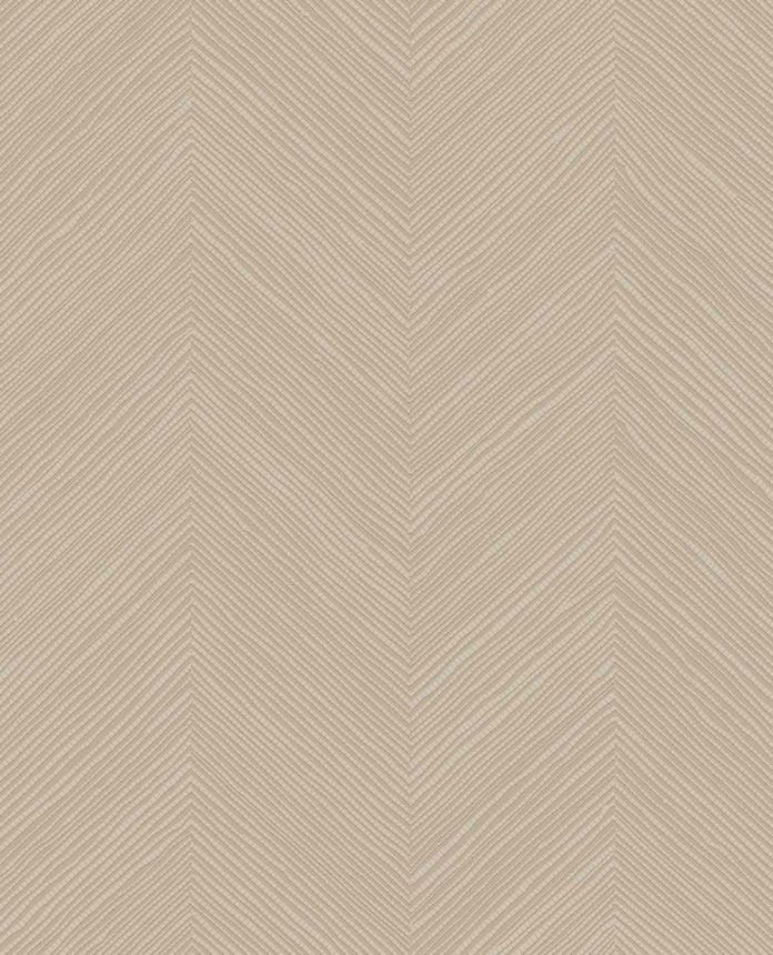 Geometrische Tapete, beige-cremefarben, Bastoptik, 363231, Calm Crafted, Eijffinger