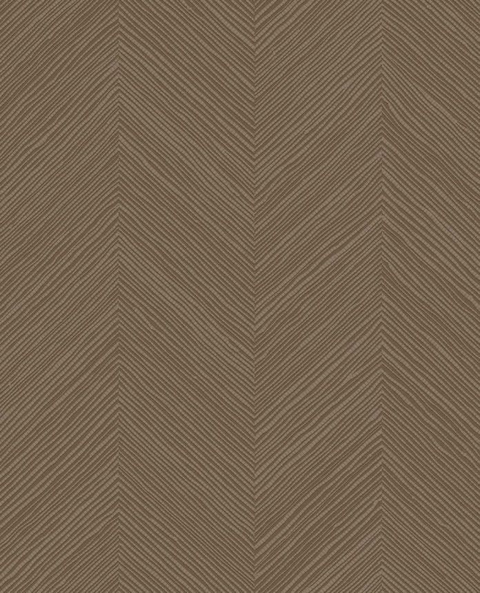 Geometrische Tapete, graubraun, Bastoptik, 363240, Calm Crafted, Eijffinger
