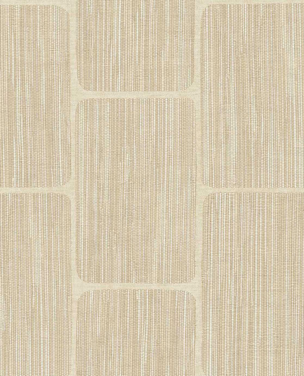 Geometrische Tapete, beige, 363253, Calm Crafted, Eijffinger