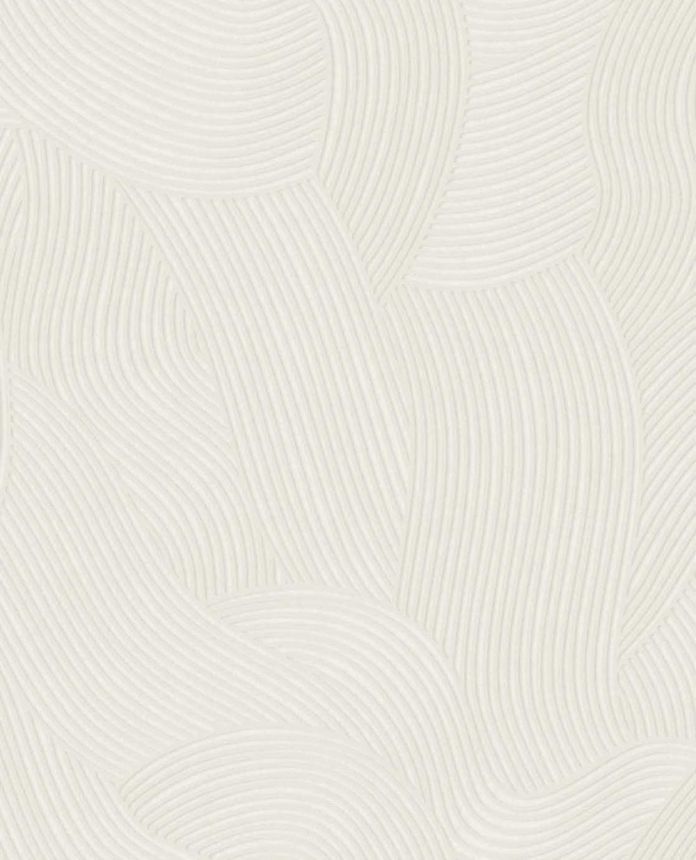 Tapete, weiß-cremefarben, Wellen, 363271, Calm Crafted, Eijffinger