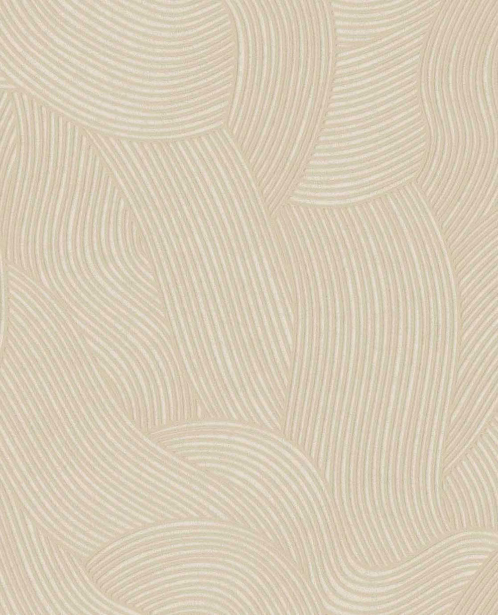 Tapete, beige, Wellen, 363273, Calm Crafted, Eijffinger