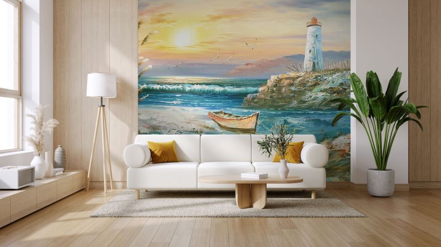 Fototapeten nach Maß, Leuchtturm und Meer, 10200, Vavex