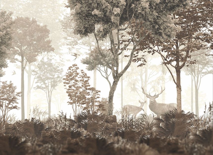 Fototapeten nach Maß, Hirsche im Wald, 10223, Vavex