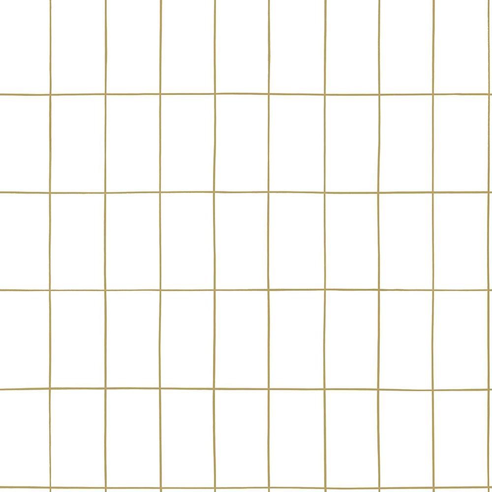 Weiße Vliestapete, goldene Umrisse von Rechtecken 139131, Black & White, Esta