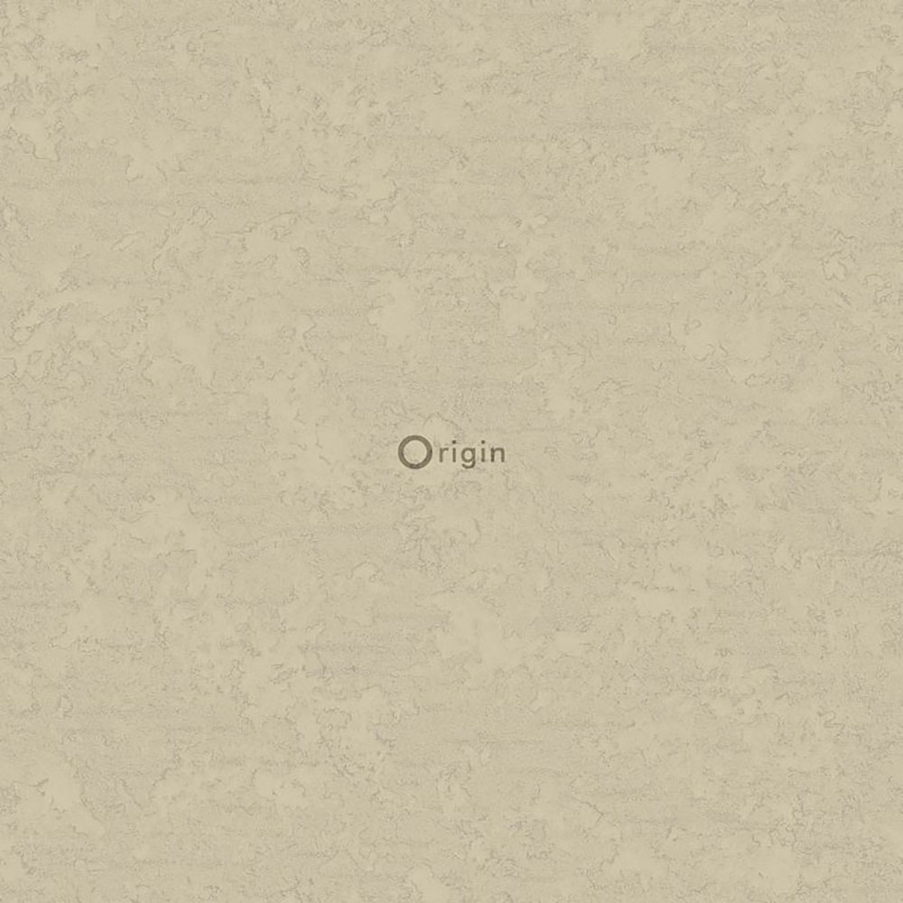 Beige Vliestapete mit feinem Metallic-Glanz 346206, Matières - Metal, Origin