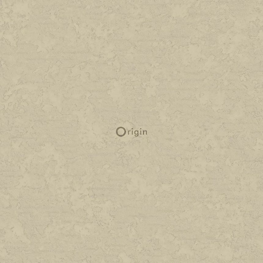 Beige Vliestapete mit feinem Metallic-Glanz 346206, Matières - Metal, Origin