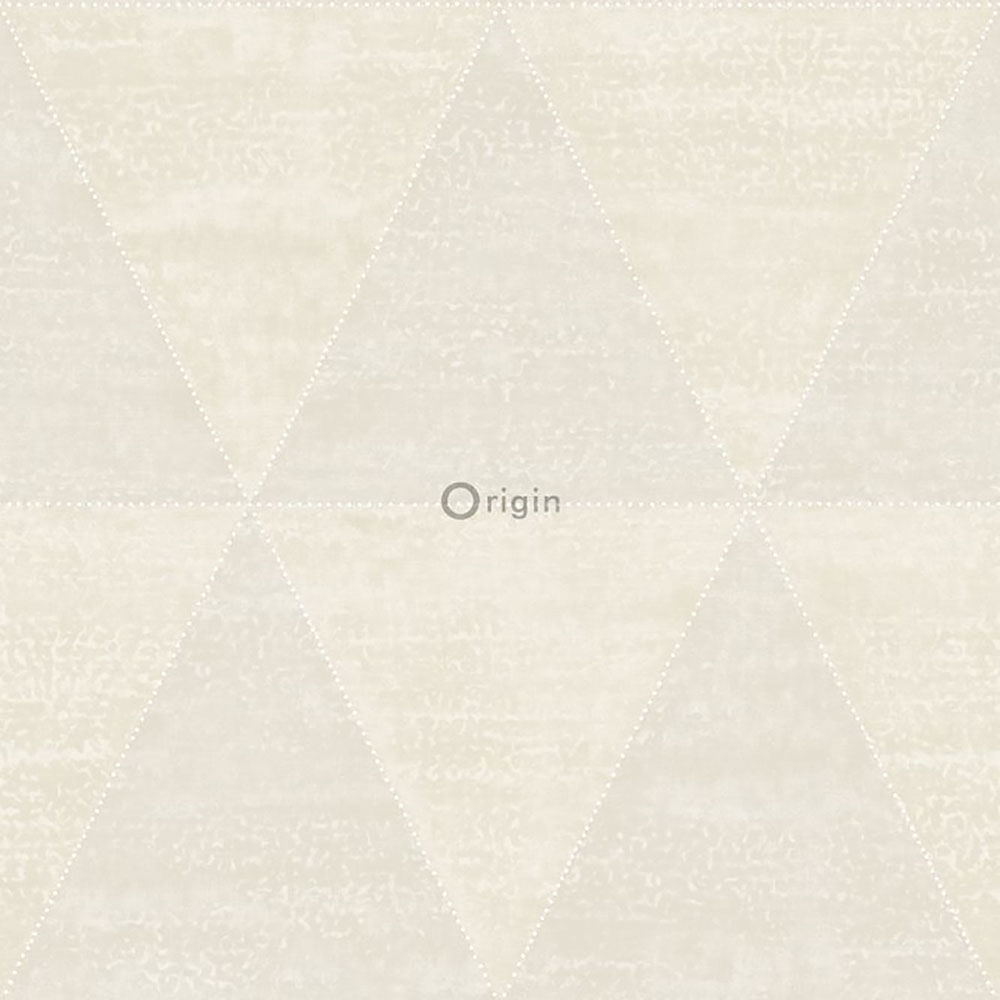 Graue Vliestapete, Imitation von Metalldreiecken 337256, Matières - Metal, Origin