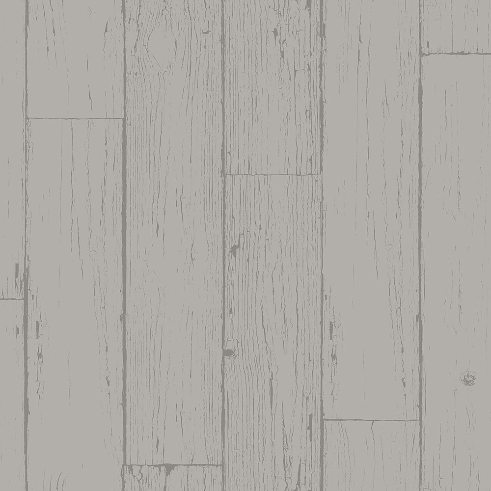 Tapete in grauer Holzoptik, Dielen, 347538, Matières - Wood, Origin