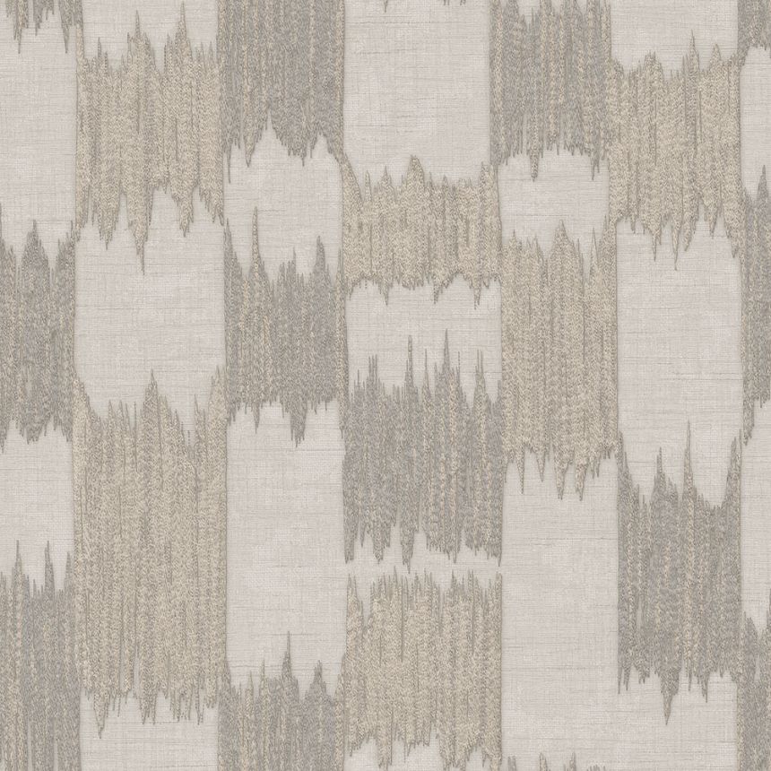 Abstrakte Tapete, Grau-Beige, Grau, Streifen, RE521033, Renaissance, Design ID
