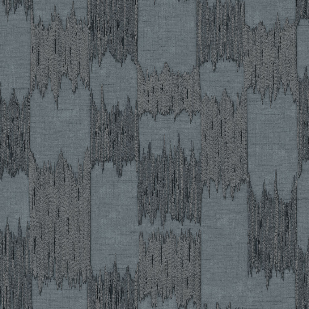 Abstrakte Tapete, Grau-Blau, Blau, RE521036, Renaissance, Design ID